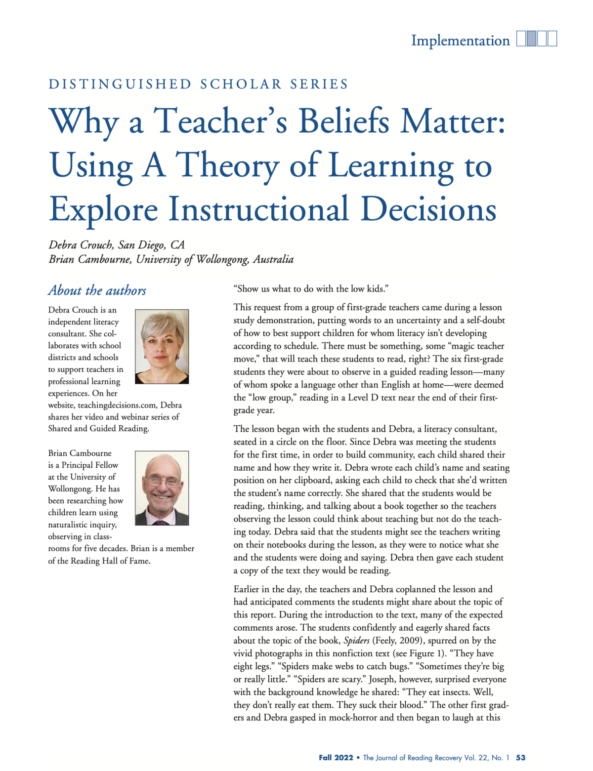 teacher beliefs case study